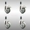 Service Caster 4 Inch 316SS Gray Poly Swivel 1-1/8 Inch Expanding Stem Caster Lock Brake, 2PK SCC-SS316TTLEX20S414-PPUB-2-S-2-118 - alternate 1